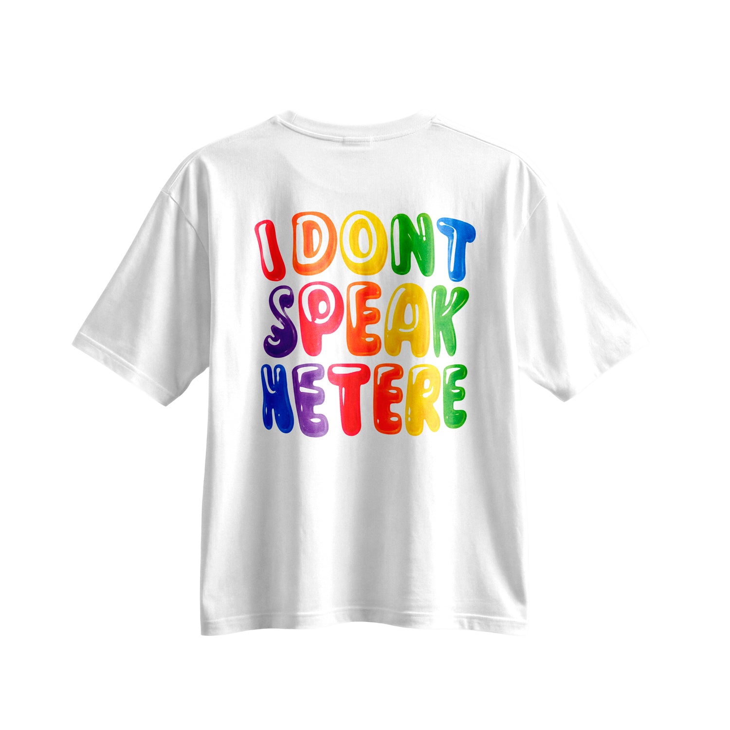 Playera “I Don’t Speak Hetere” | Orgullo LGBTQ+ y Cultura Pop